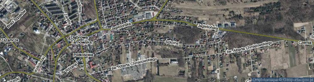 Zdjęcie satelitarne Szkolna ul.